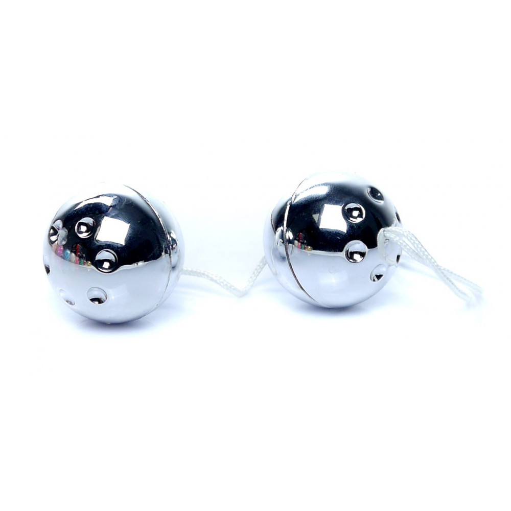 Вагинальные шарики - Вагинальные шарики Duo balls Silver, BS6700023 4