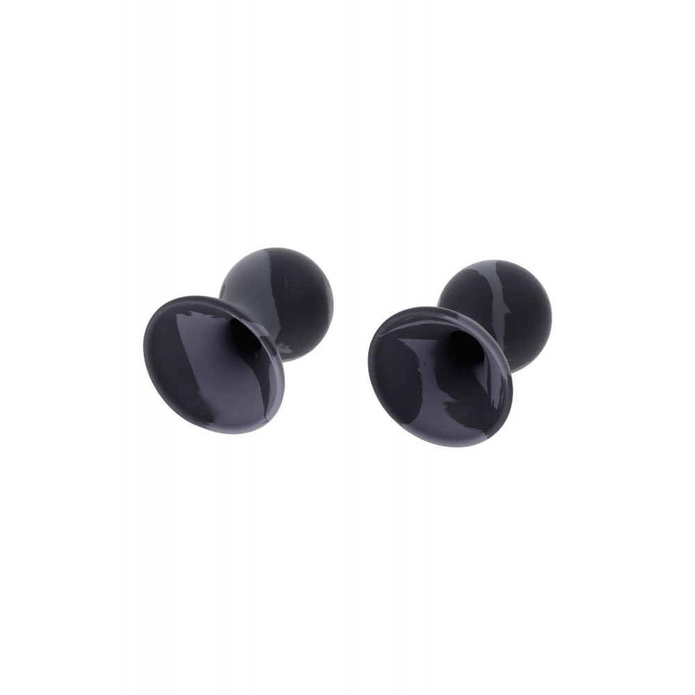 Різне - Вакуумні помпи для сосків Sportsheets Velvet Noir силіконові, чорні, 2 шт 3