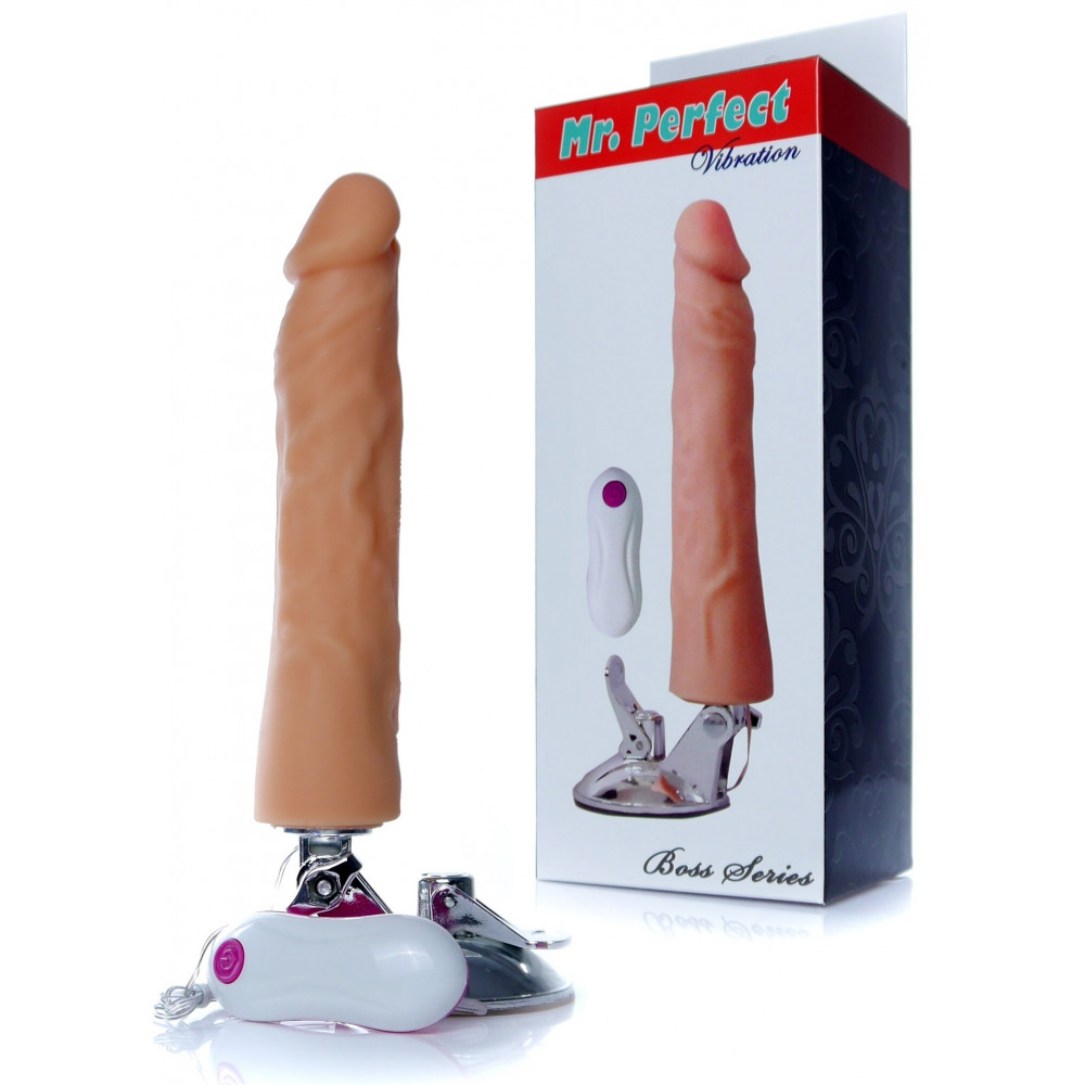 Різне - Вібратор на присосці Boss Series - Mr. Perfect Vibration 12 функцій, BS6700081