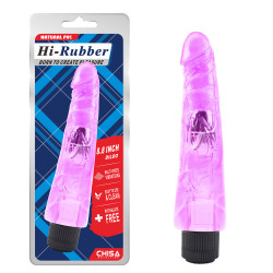 CH76454 Вибратор фиолетовый Chisa Hi-Rubber 8.8