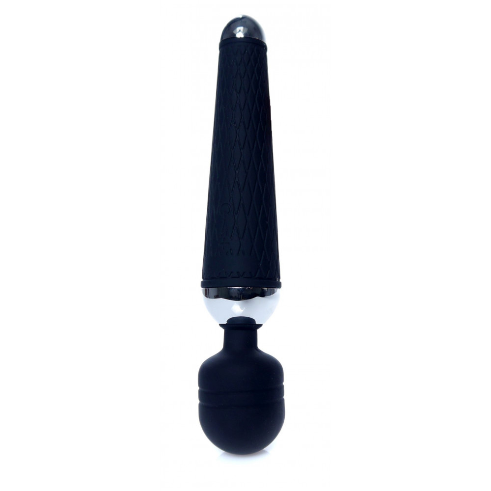 Вибратор - Вибромассажер Boss Series - Massager Power Wand USB Black 16 Function, BS2200037 4