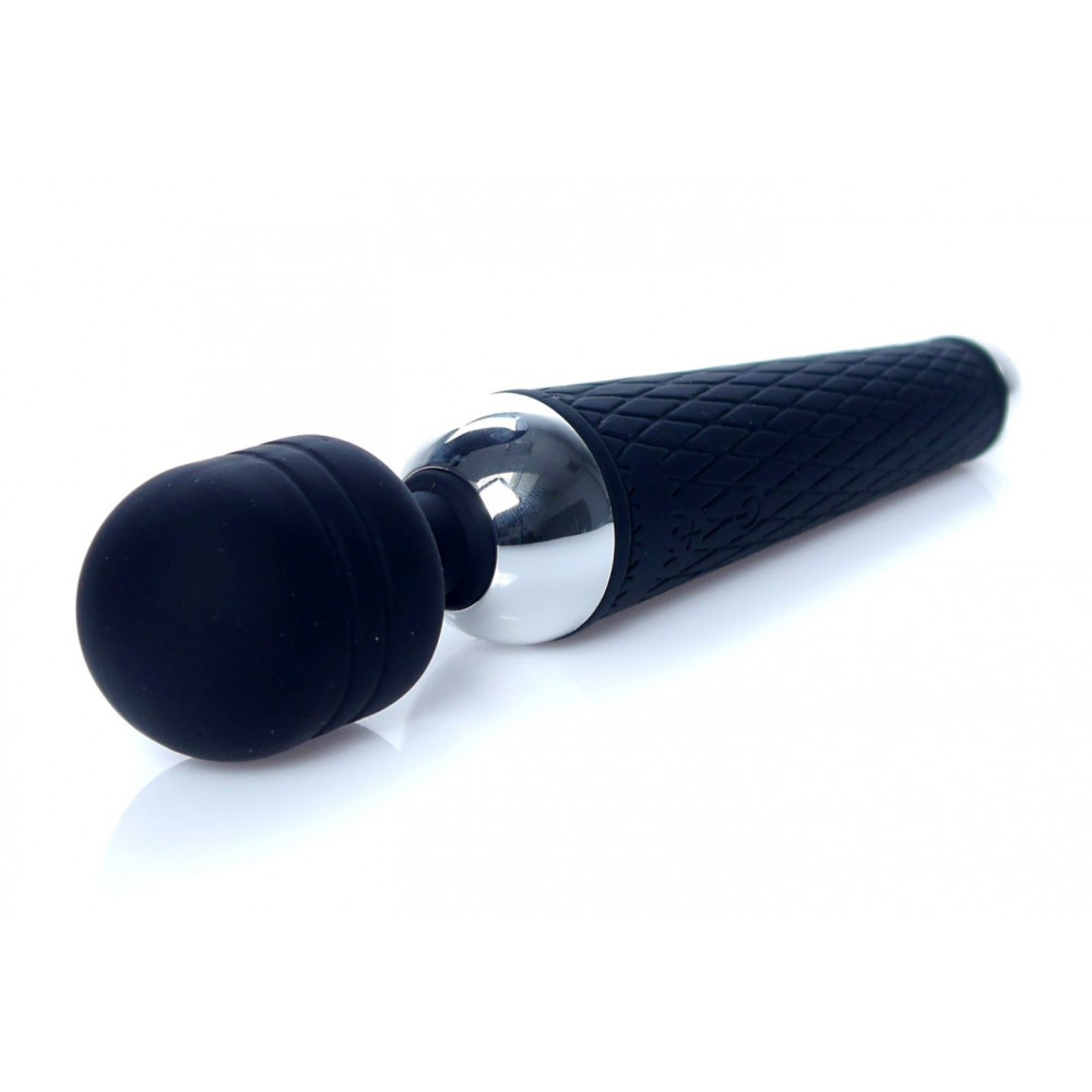 Вибратор - Вибромассажер Boss Series - Massager Power Wand USB Black 16 Function, BS2200037 5