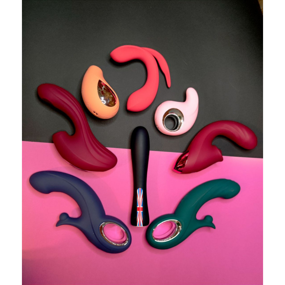 Разное - Вибратор Chisa Kissen Acein тройная стимуляция, с дистанционным пультом, красный 8