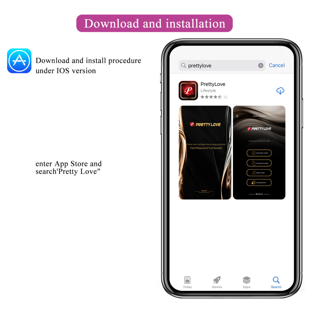 Игрушки для пар - Вибратор для пар PRETTY LOVE Aari с приложением, фиолетовый, 9.1 х 3.4 см 9