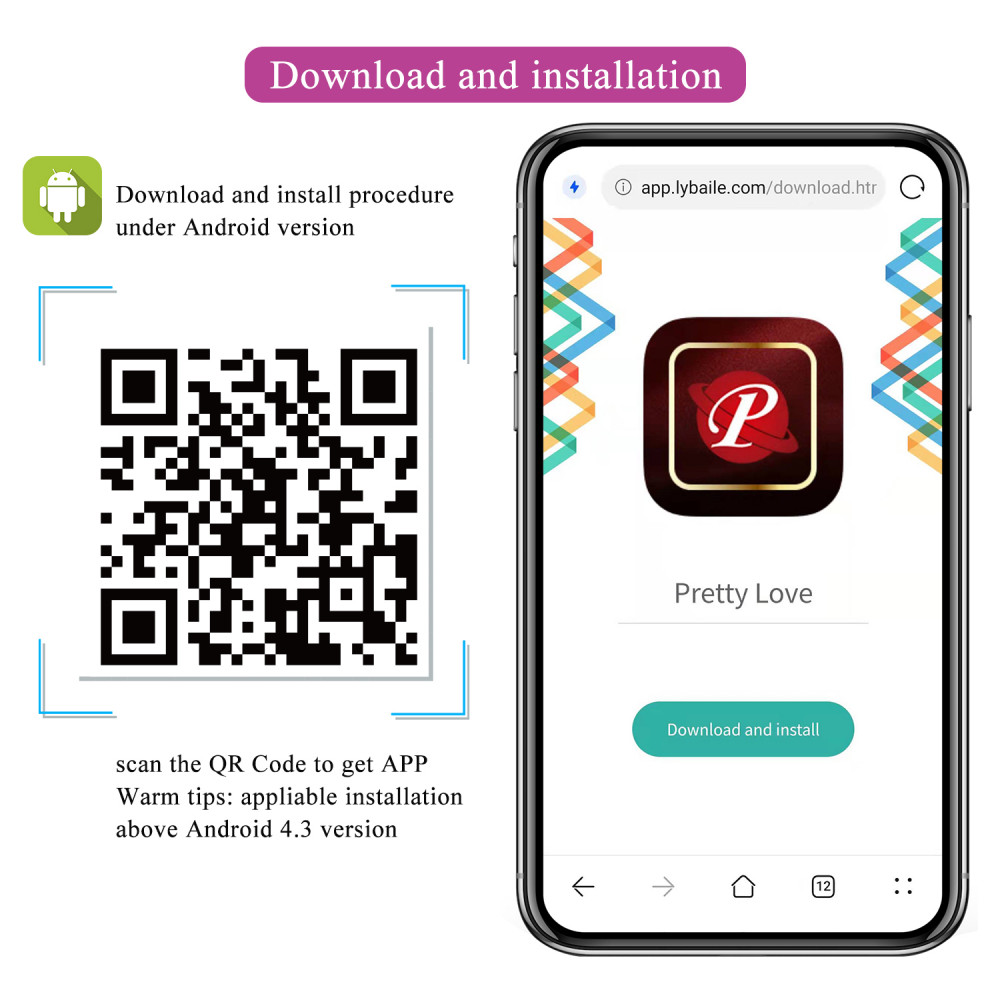 Игрушки для пар - Вибратор для пар PRETTY LOVE Aari с приложением, фиолетовый, 9.1 х 3.4 см 1