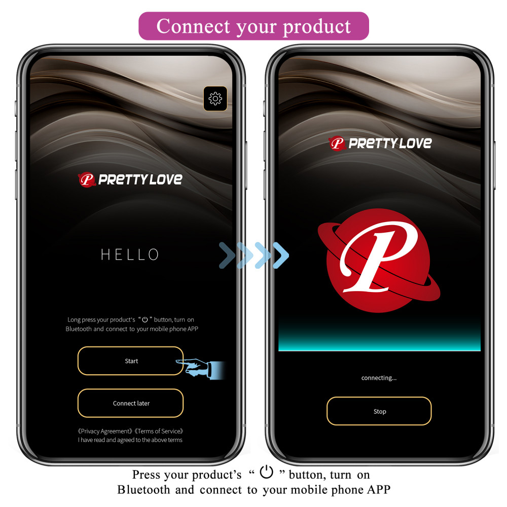 Игрушки для пар - Вибратор для пар PRETTY LOVE Aari с приложением, фиолетовый, 9.1 х 3.4 см 8