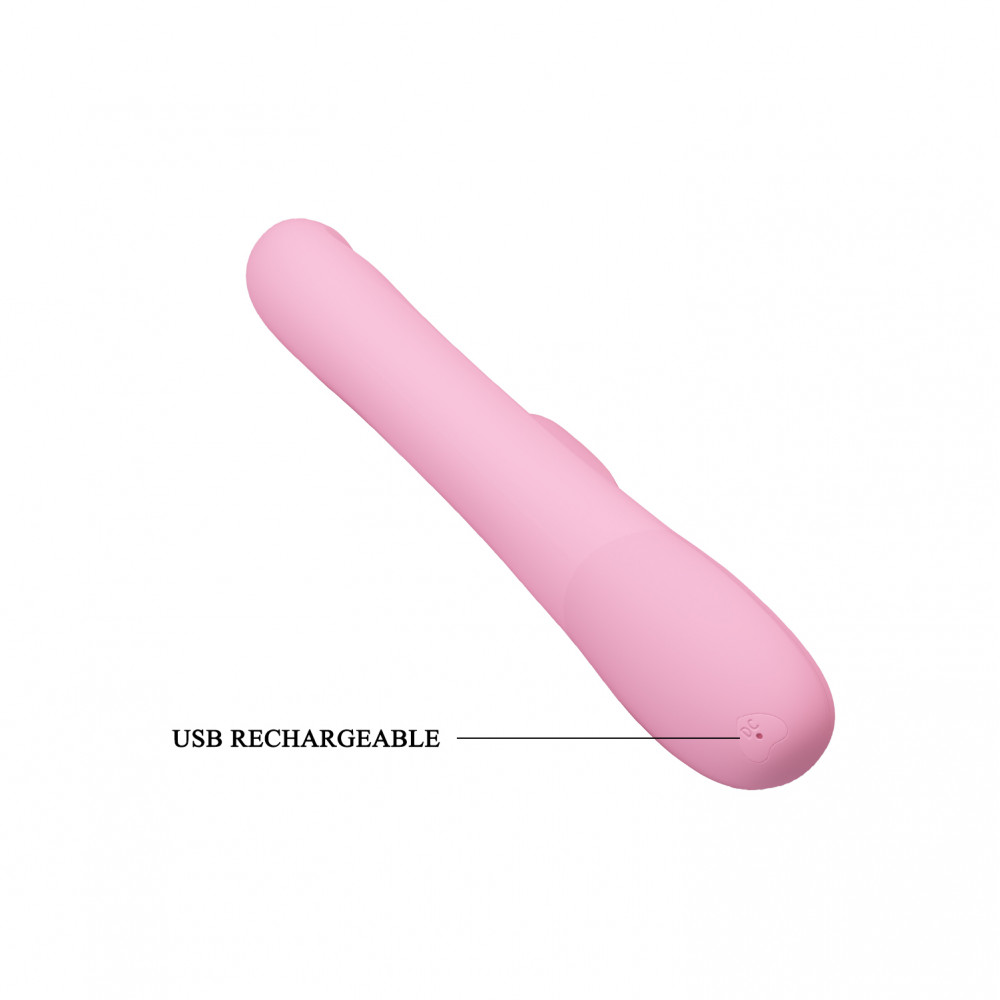 Вибратор-кролик - Вибратор-кролик Pretty Love Truman розовый, 23.8 х 3.7 см 6