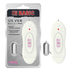 Віброкуля на пульті керування Chisa Hi-Basic Silver Bullet Mini, срібляста