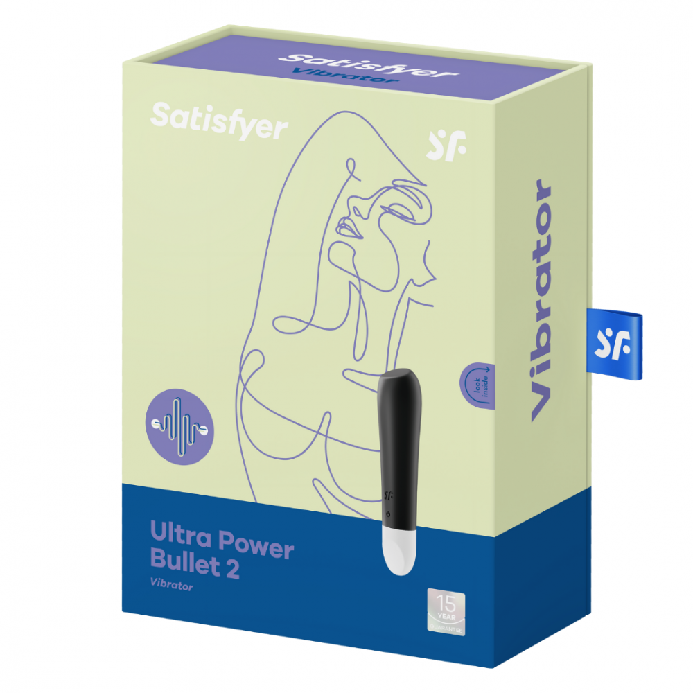 Вибратор - Вибратор Ultra Power Bullet 2 цвет: черный Satisfyer (Германия) 1