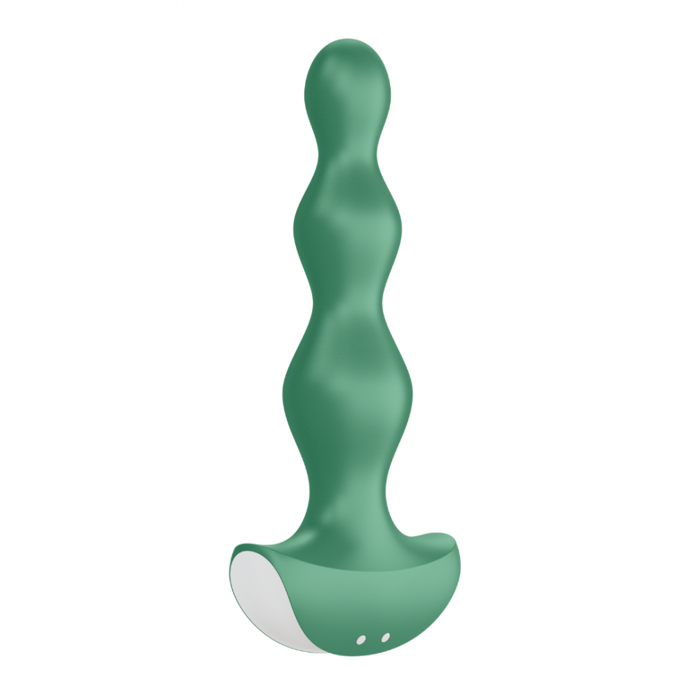 Анальные игрушки - Анальный стимулятор шарики Lolli-Plug 2 цвет: зеленый Satisfyer (Германия) 4
