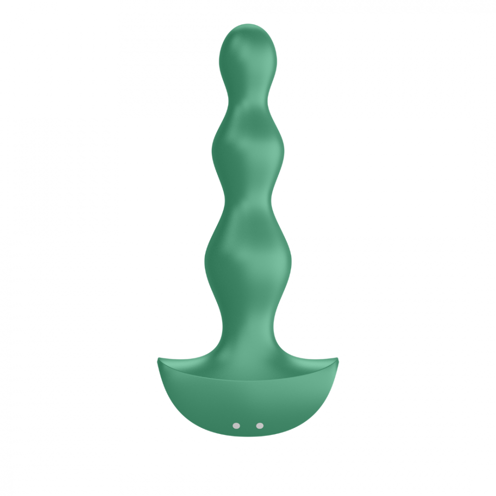 Анальные игрушки - Анальный стимулятор шарики Lolli-Plug 2 цвет: зеленый Satisfyer (Германия) 3