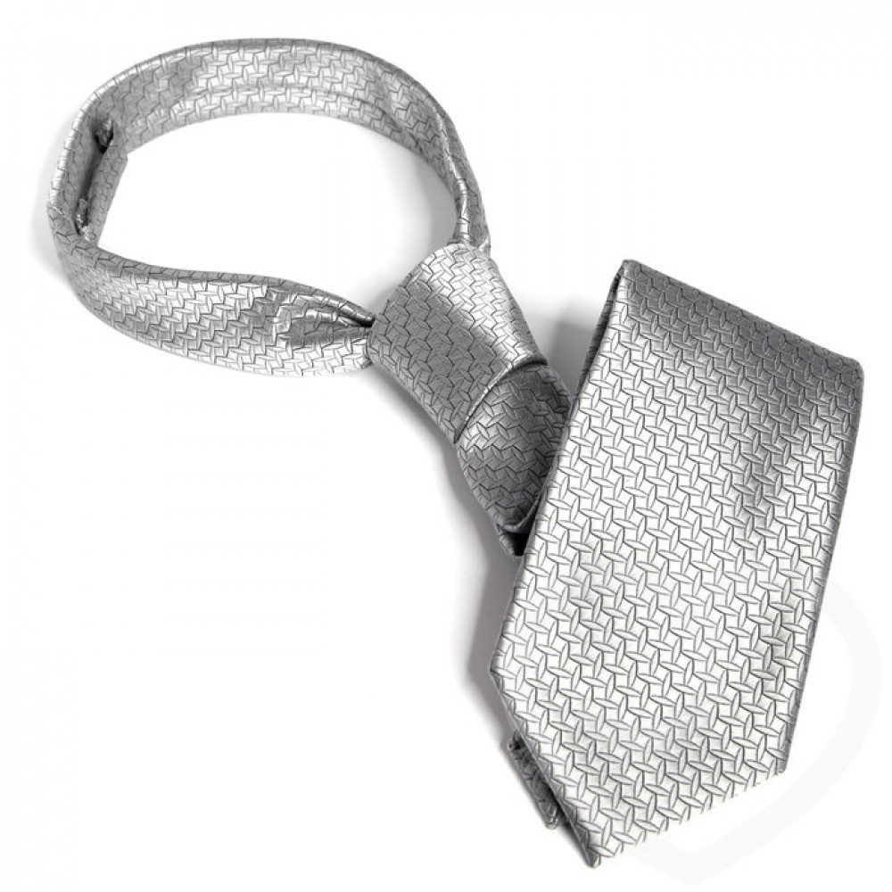 Наручники, веревки, бондажы, поножи - Серебристый галстук ГАЛСТУК КРИСТИАНА ГРЕЯ, Fifty Shades of Grey