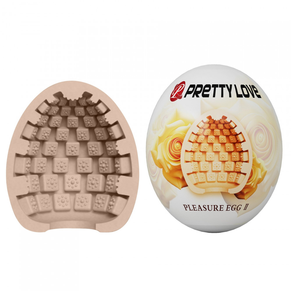 Мастурбатори без вібрації - Мастурбатор яйце Pretty Love - Pleasure Egg II, BM-00900T90-1