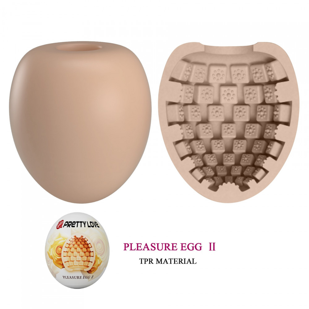 Мастурбатори без вібрації - Мастурбатор яйце Pretty Love - Pleasure Egg II, BM-00900T90-1 8