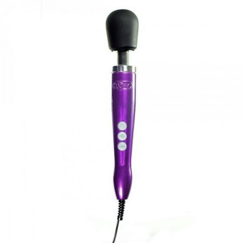Вибромассажеры - Вибромассажер-Микрофон в металлическом корпусе DOXY Die Cast, Purple