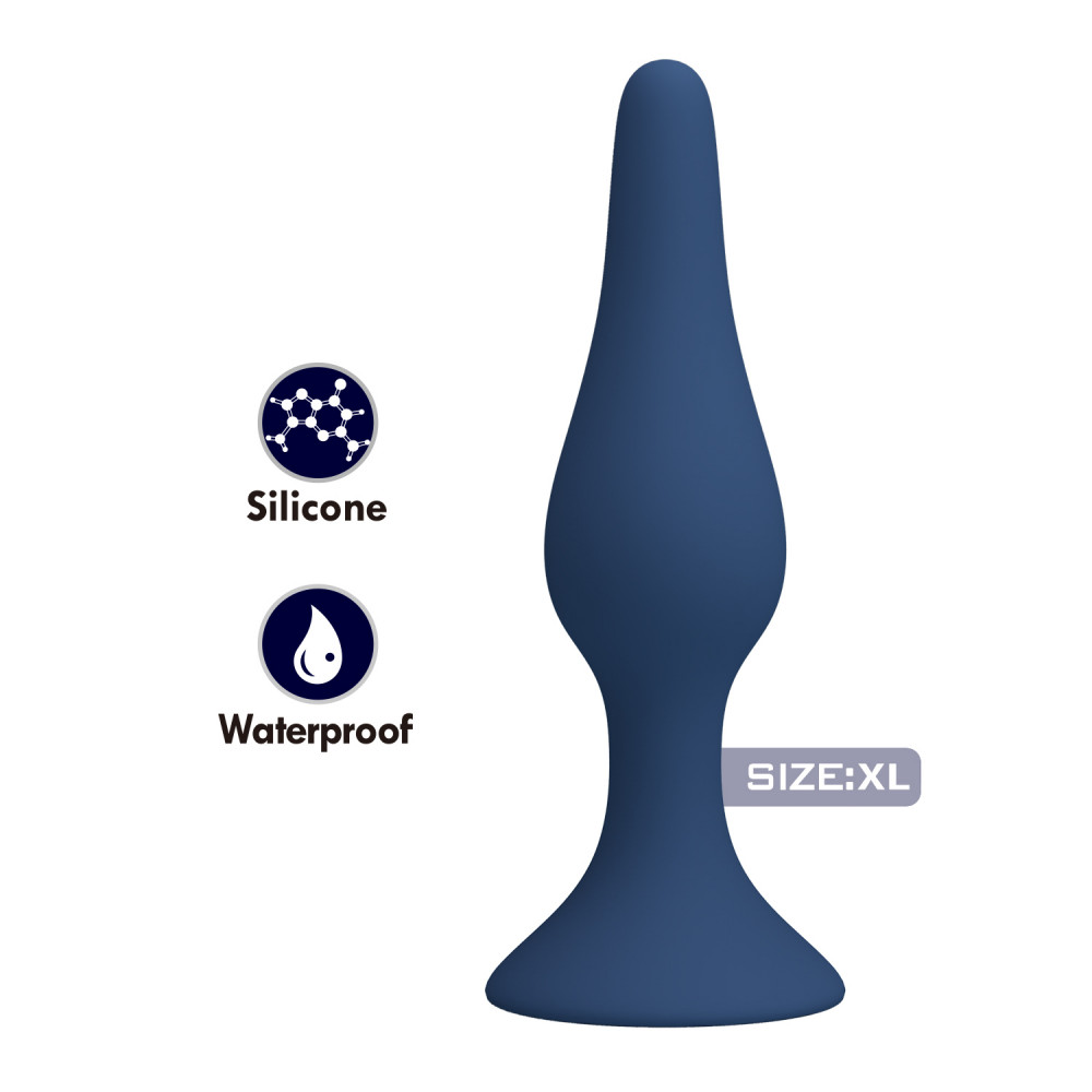  - Анальна пробка MR.PLAY - Slim Anal Plug XL, BI-040223-MR 1