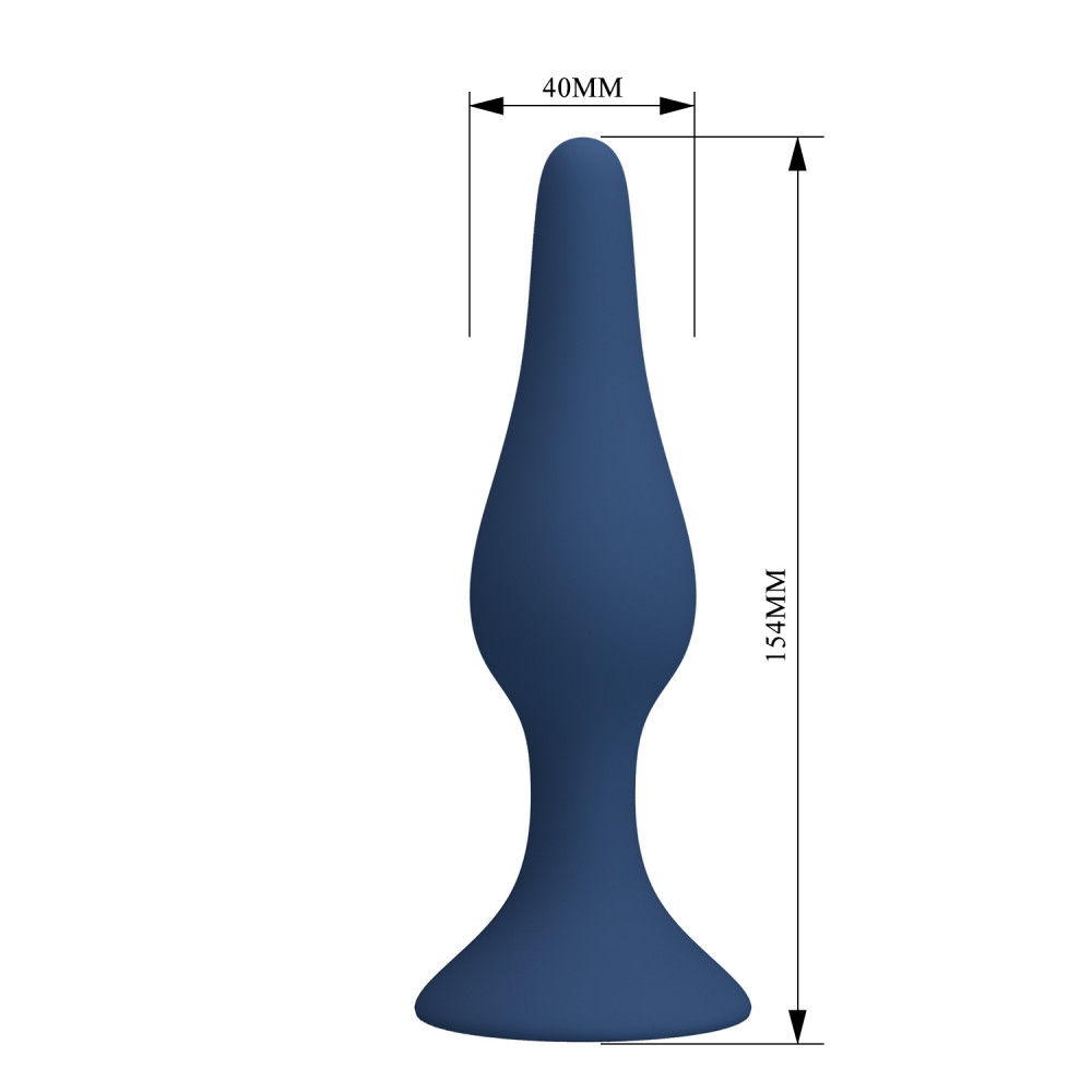  - Анальна пробка MR.PLAY - Slim Anal Plug XL, BI-040223-MR 6