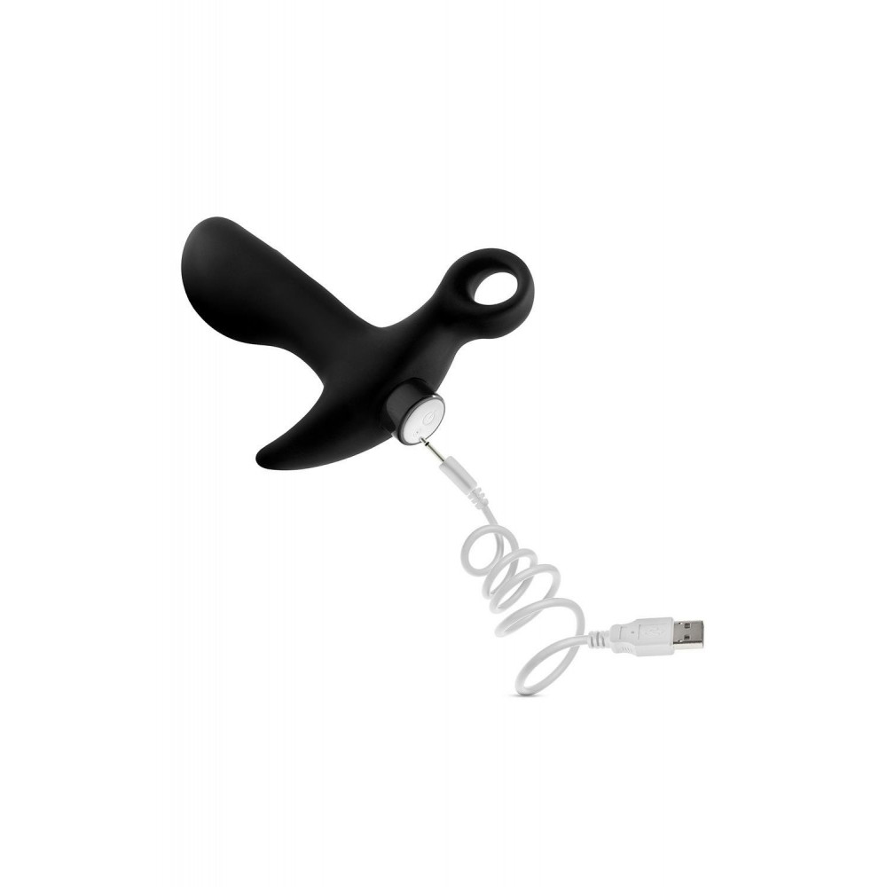 Анальные игрушки с вибрацией - Анальная пробка Blush Anal Adventures Platinum Silicone Vibrating Pros 7