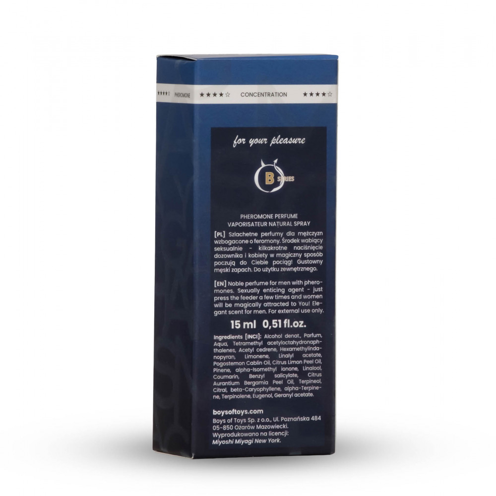 Різне - Духи з феромонами для чоловіків Miyoshi Miyagi INSTINCT for MAN, 15 ml NEW 6