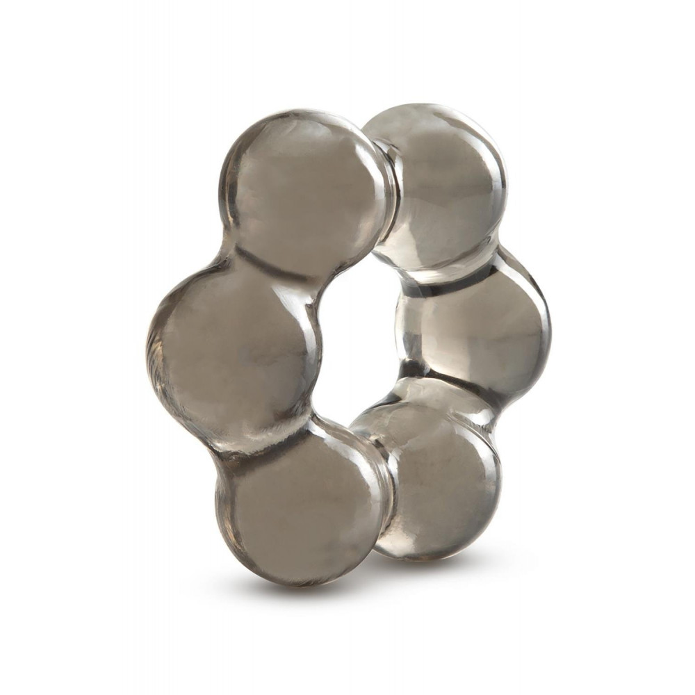 Эрекционные кольца и насадки - T331506 Эрекционное кольцо STAY HARD THICK BEAD COCK RING BLACK 2