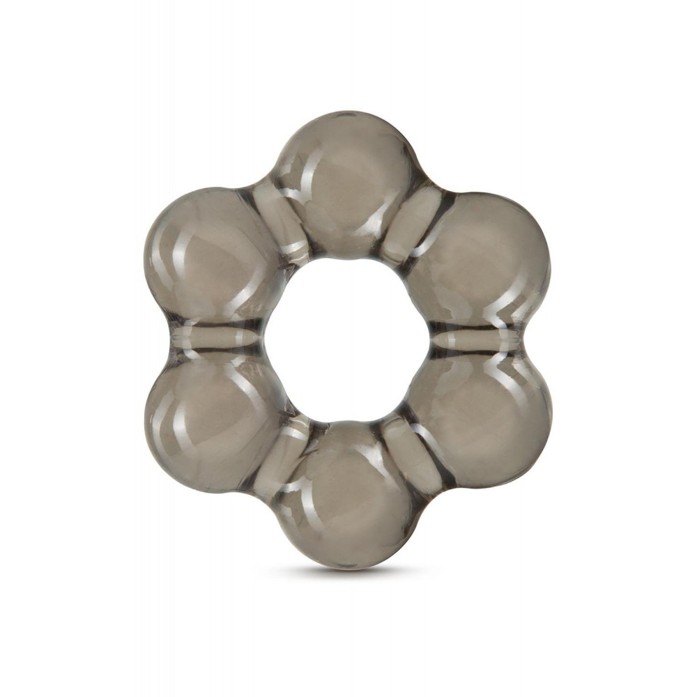 Эрекционные кольца и насадки - T331506 Эрекционное кольцо STAY HARD THICK BEAD COCK RING BLACK 1