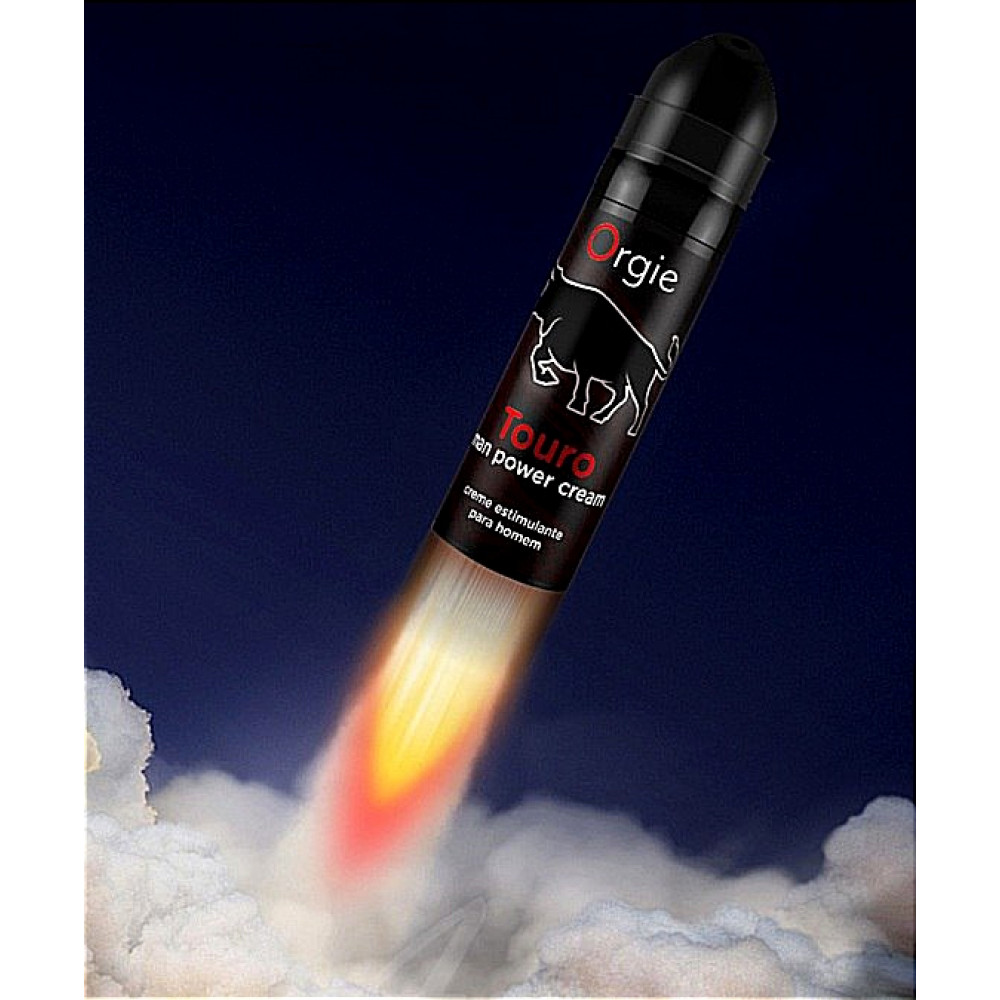 Пролонгаторы и смазки - Гель для усиления эрекции Orgie TOURO с таурином и гингко билоба, 15 мл 2