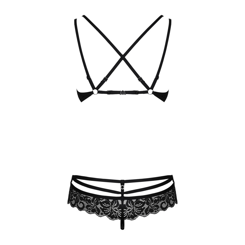 Разное - Комплект Obsessive 860-SET-1 2 pcs set black L/XL 4