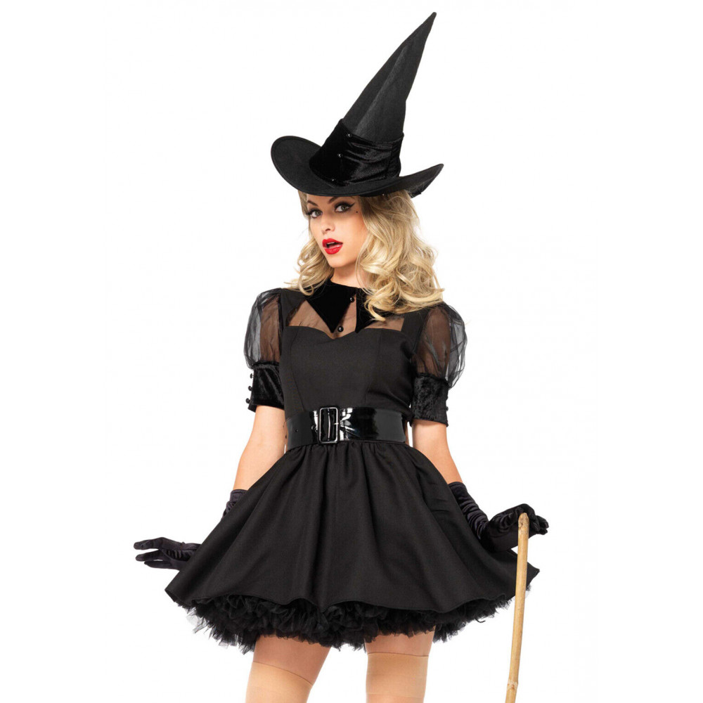 Эротическое белье - Костюм волшебной ведьмы Leg Avenue Bewitching Witch S