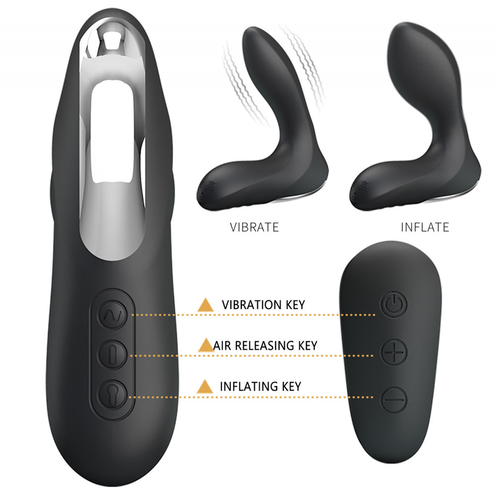  - Масажер простати, що розширюється з пультом дк Mr. Play - Remote Control Vibrating Prostate Massager, BI-014463W-MR 4
