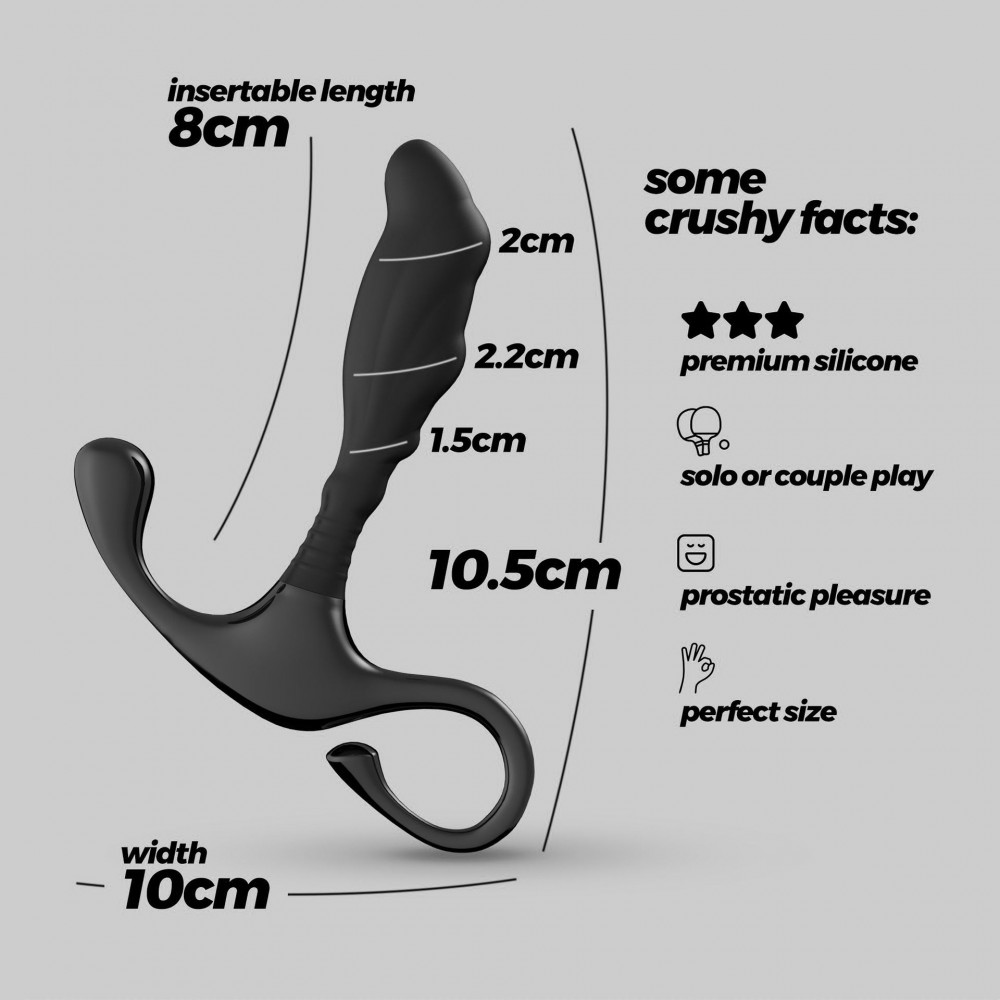 Разное - Массажер простаты силиконовый CRUSHIOUS DJINN 3