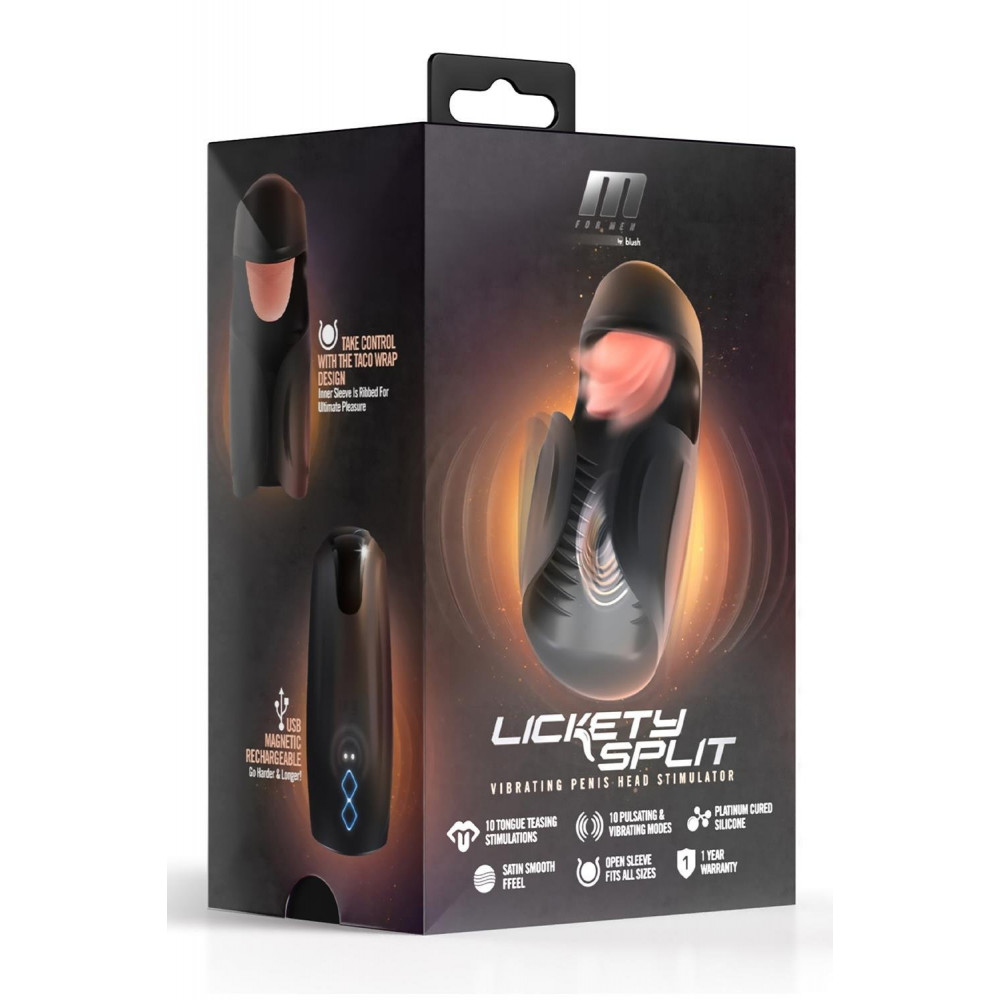 Мастурбаторы с вибрацией - Мастурбатор Blush M for Men с вибрацией, 14.6 см 5