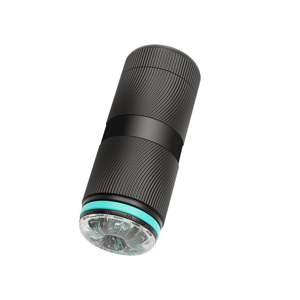 Разное - Мастурбатор прозрачный в черной колбе Chisa Lust Ripple Tempest 1