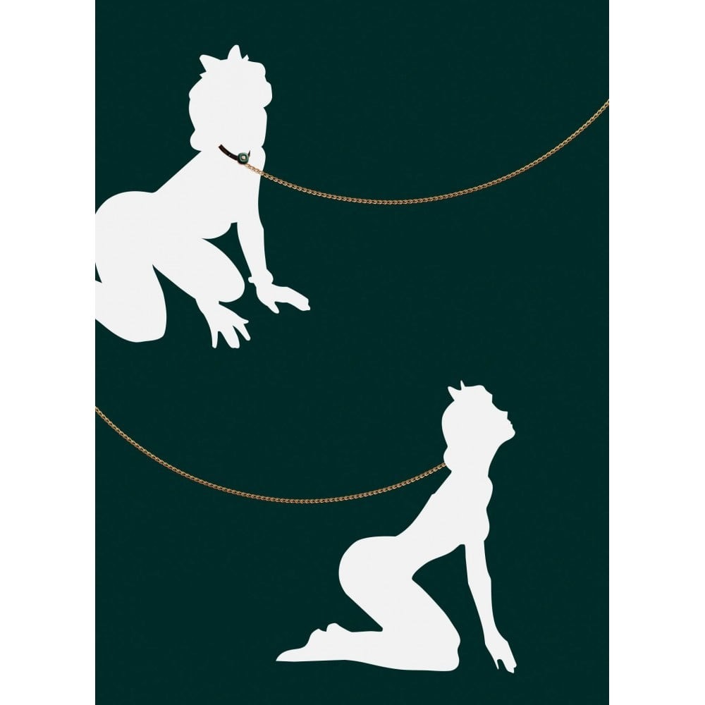 Різне - Набір затискачі для сосків з вібрацією та нашийник з повідцем Qingnan No.2, зелений 5