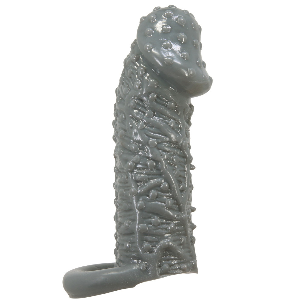  - Насадка - презерватив Brave Man, BI-016013-2 ( сіра ) 3