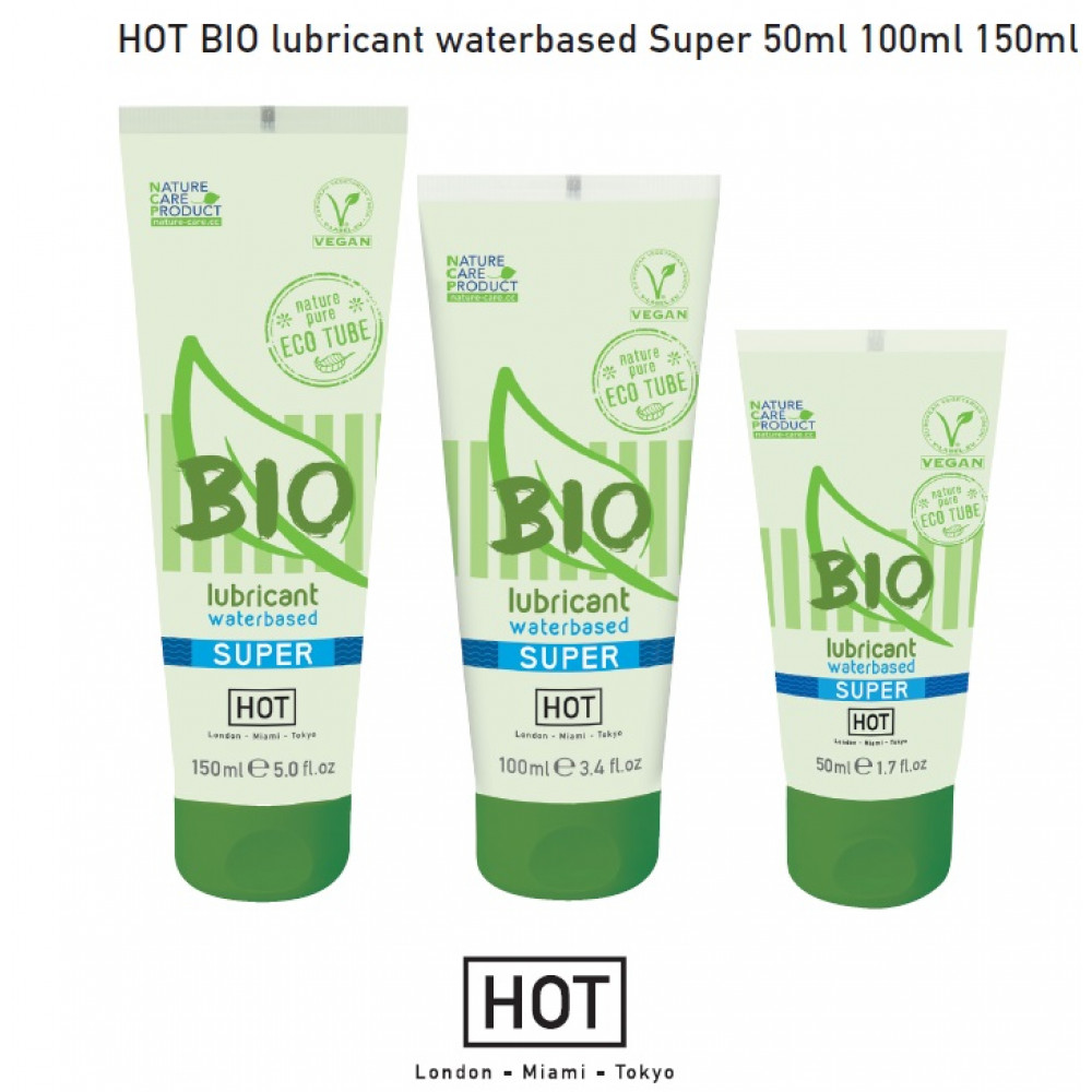 Разное - Органический лубрикант на водной основе Hot Bio Lube Super, 100 мл 1
