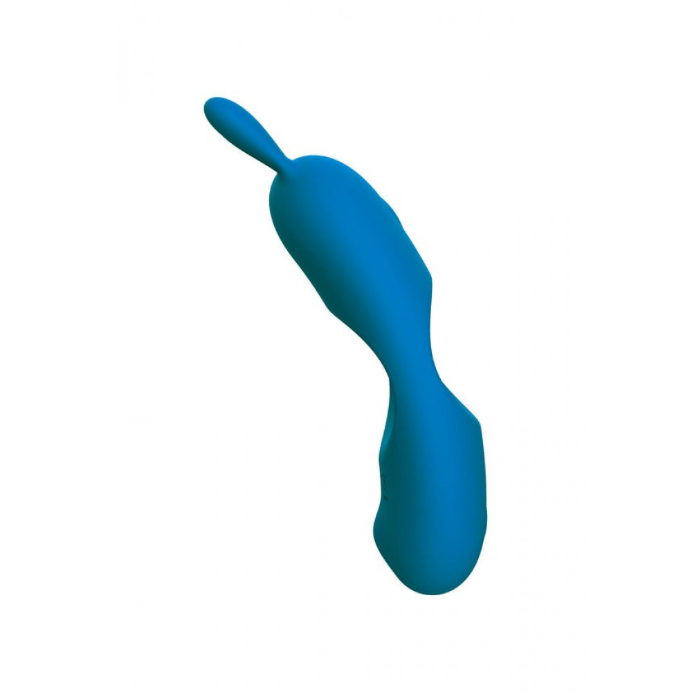  - Перезаряджається парне кільце для пеніса Toy Joy Superhero Couples C-Ring синє 2