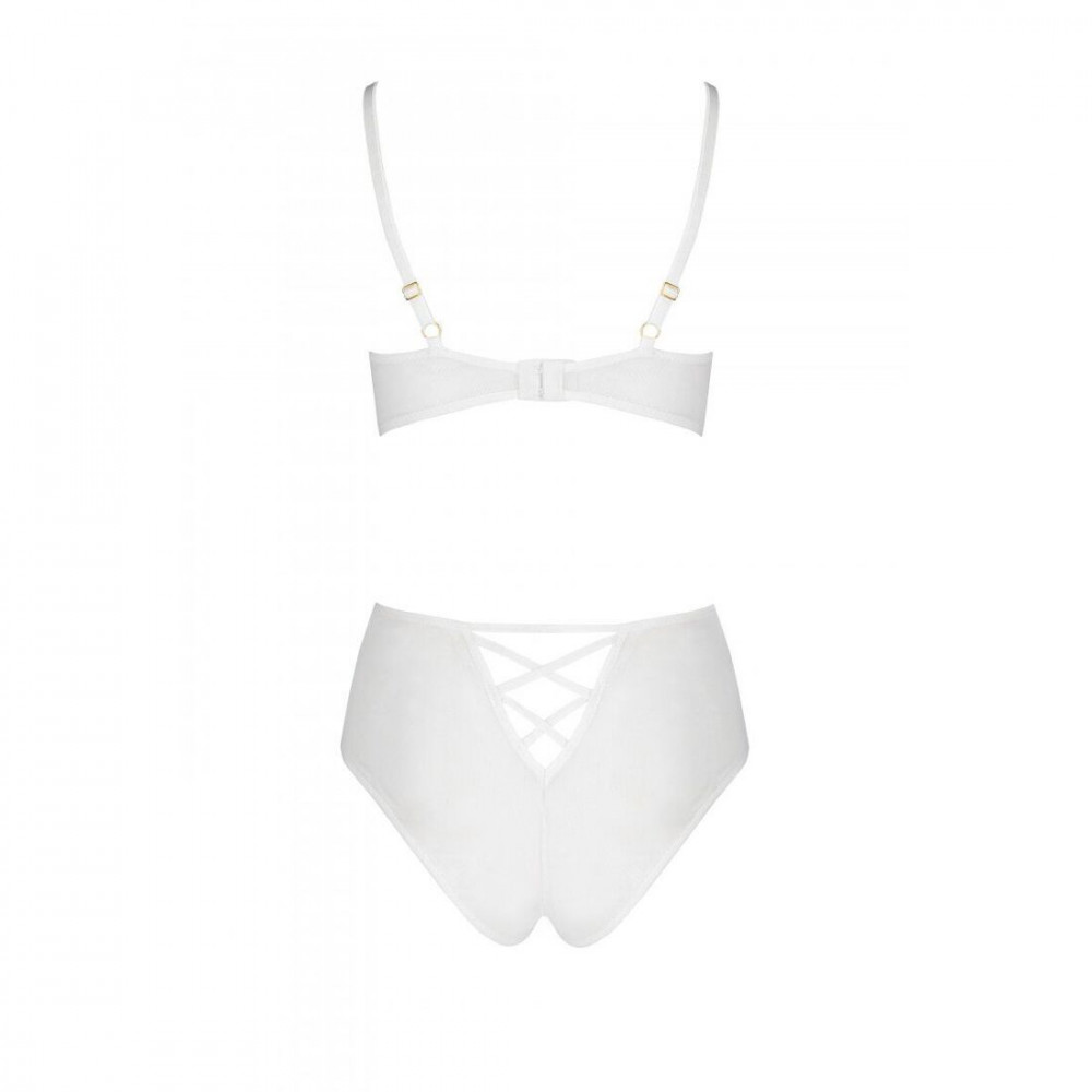 Эротические комплекты - Эротический комплект с рисунком LOVELIA BIKINI white L/XL - Passion 2