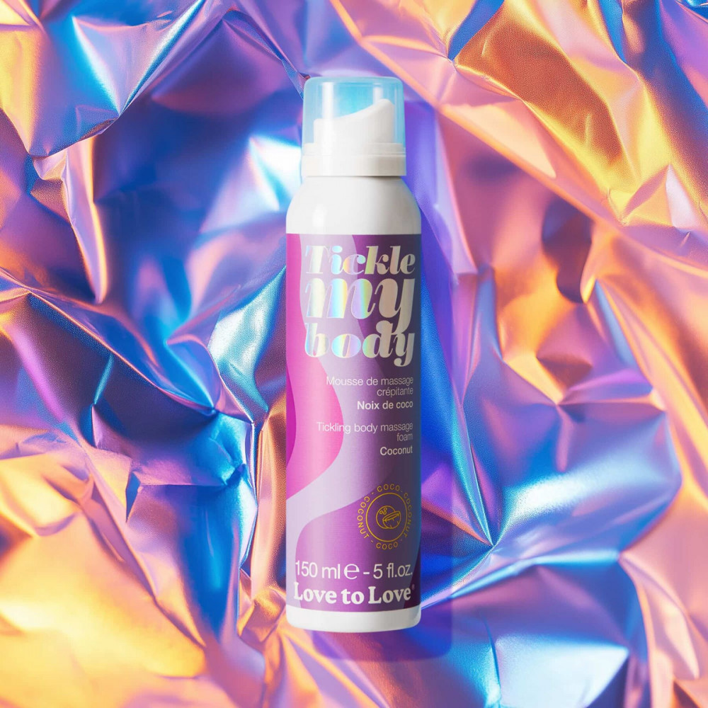 Для масажу - Масажна піна Love To Love TICKLE MY BODY COCONUT (150 мл) зволожувальна 1