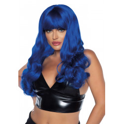 Волнистый парик Leg Avenue Misfit Long Wavy Wig Blue, длинный, реалистичный вид, 61 см