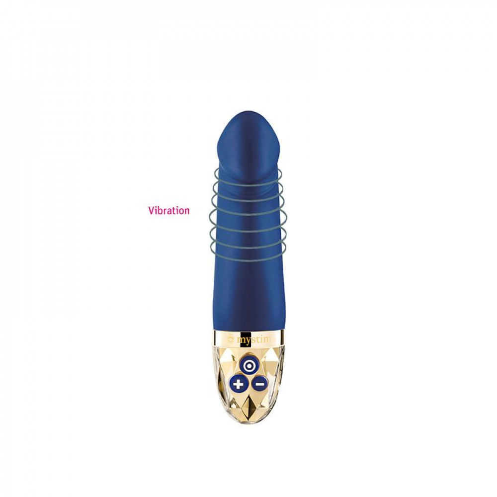 Стимулятор точки G - Вибратор Mystim Real Deal Neil Blue, мощный мотор, 8 режимов 4