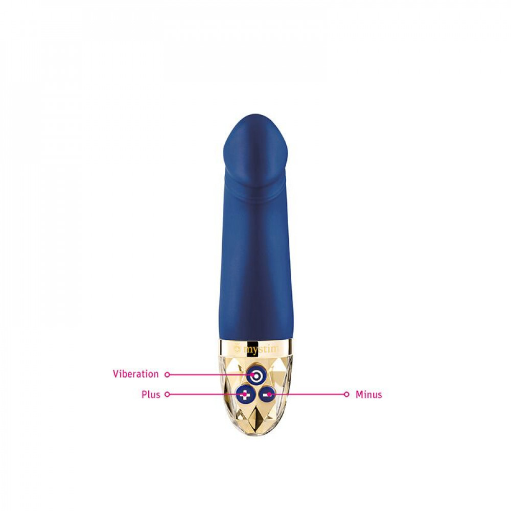 Стимулятор точки G - Вибратор Mystim Real Deal Neil Blue, мощный мотор, 8 режимов 3