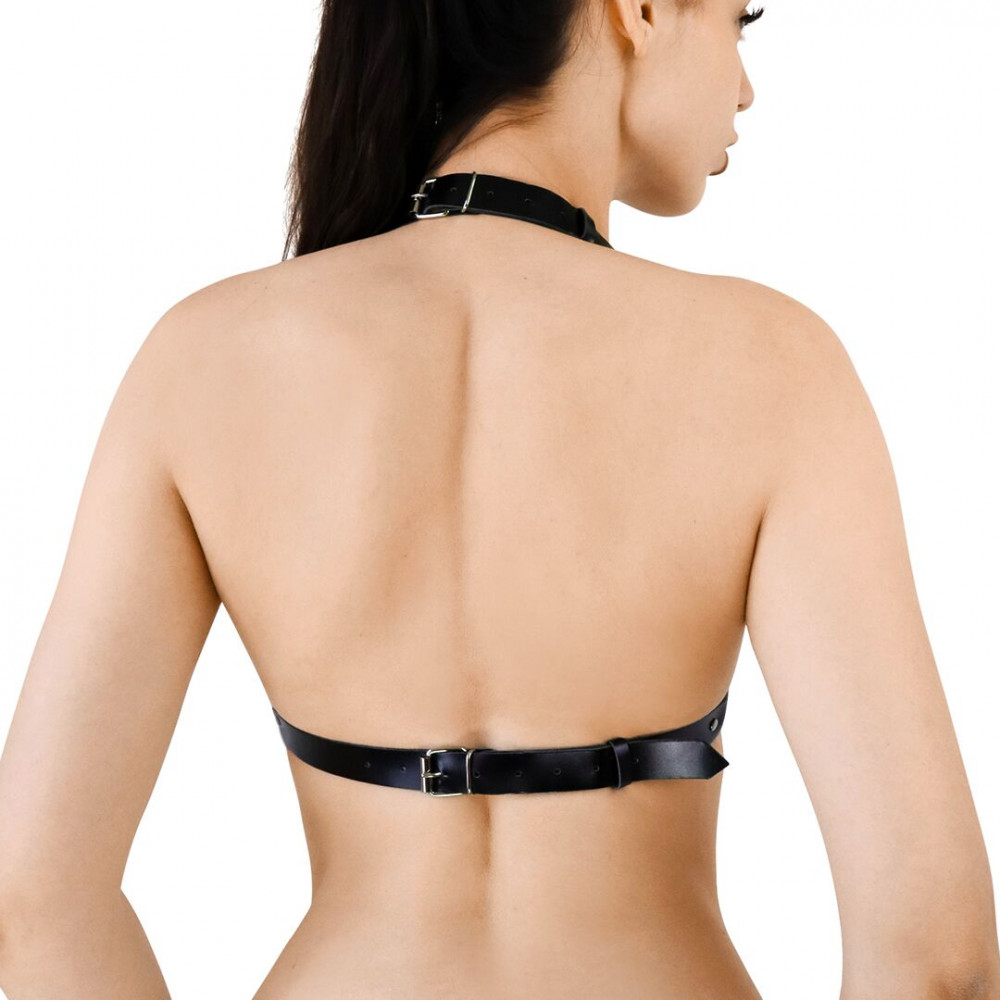 Чокеры, портупеи - Женская портупея Art of Sex - Aiden Leather harness, Черная XS-M 3
