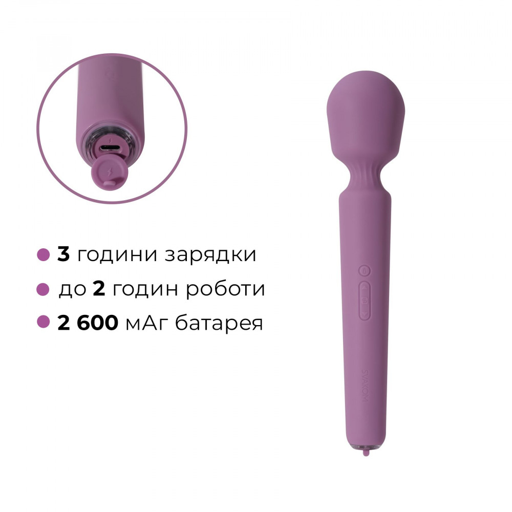 Для LGBTQ+ - Інтерактивний вібромасажер з підігрівом Svakom Emma Neo 2, потужний, насадка-вушка, 5+1 режим 7