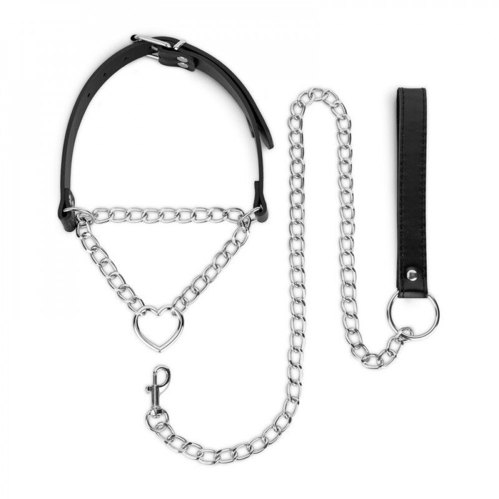 Різне - Нашийник з повідцем Bedroom Fantasies: Collar with Chain - Silver 1