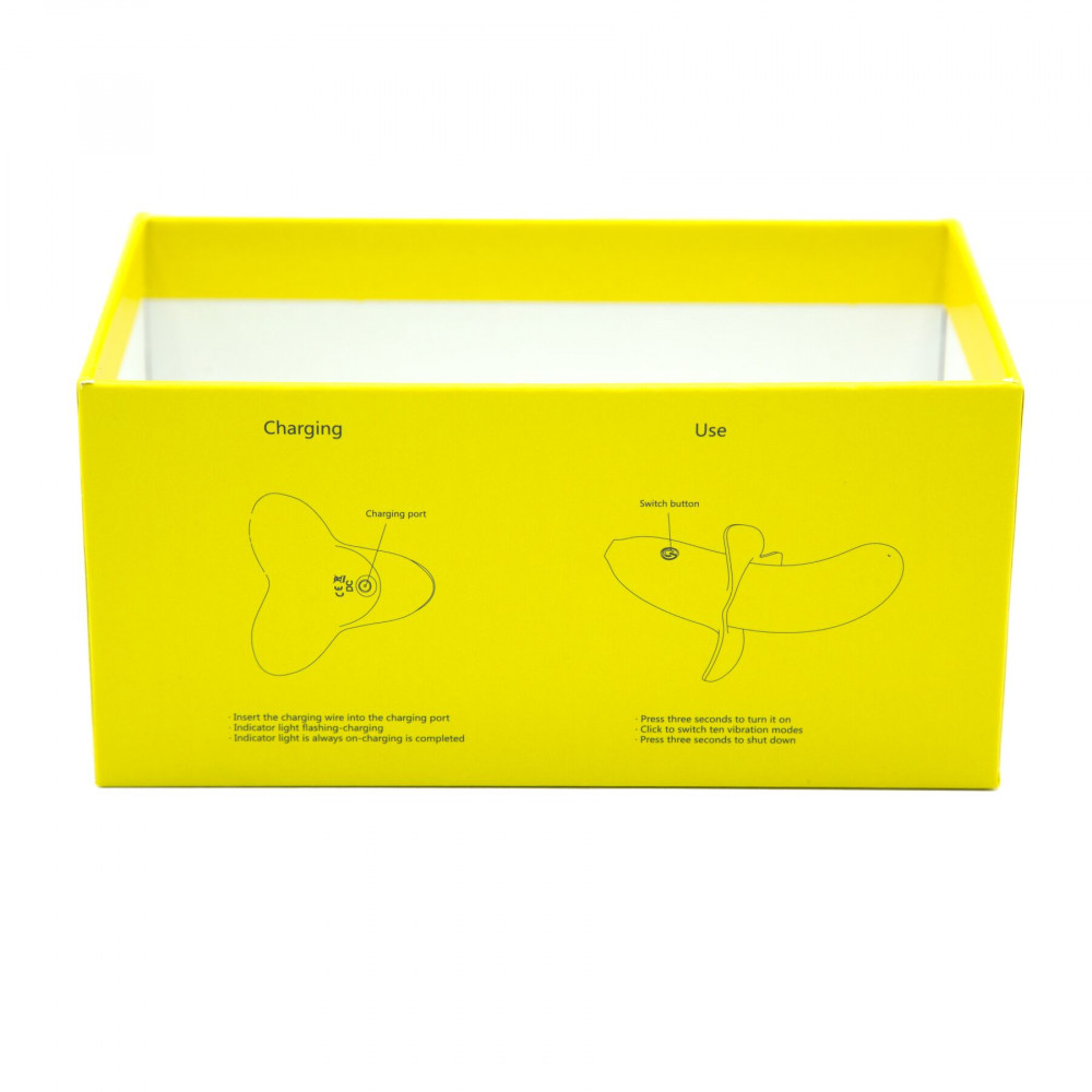 Классический вибратор - Вибратор-банан Banana Bliss Mini Silicone Vibrator, вагинально-клиторальная стимуляция, 10 режимов 7