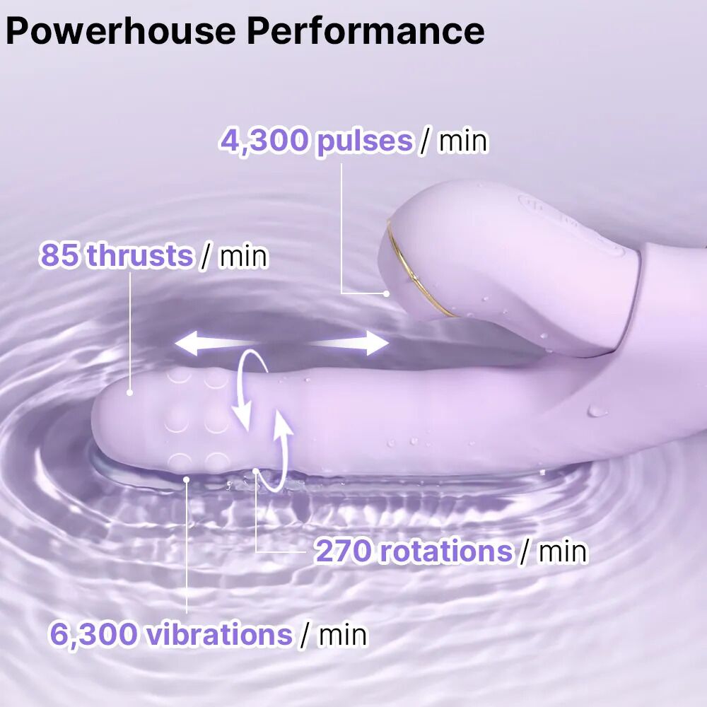 Классический вибратор - Смарт-вибратор 5в1 Svakom DuoGlow, пульсирующий вибратор с бусинами и пульсирующий стимулятор 8