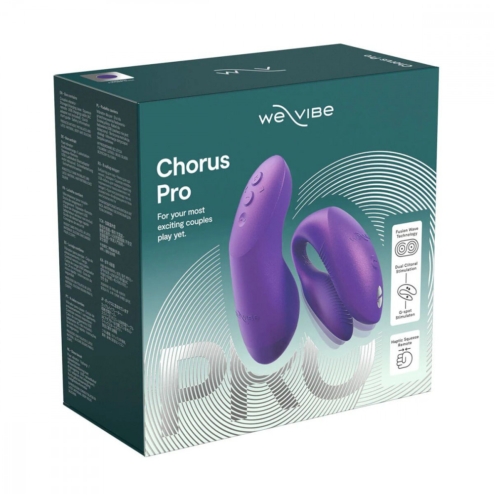 Игрушки для пар - Смарт-вибратор для пар We-Vibe Chorus Pro Cosmic Purple 9