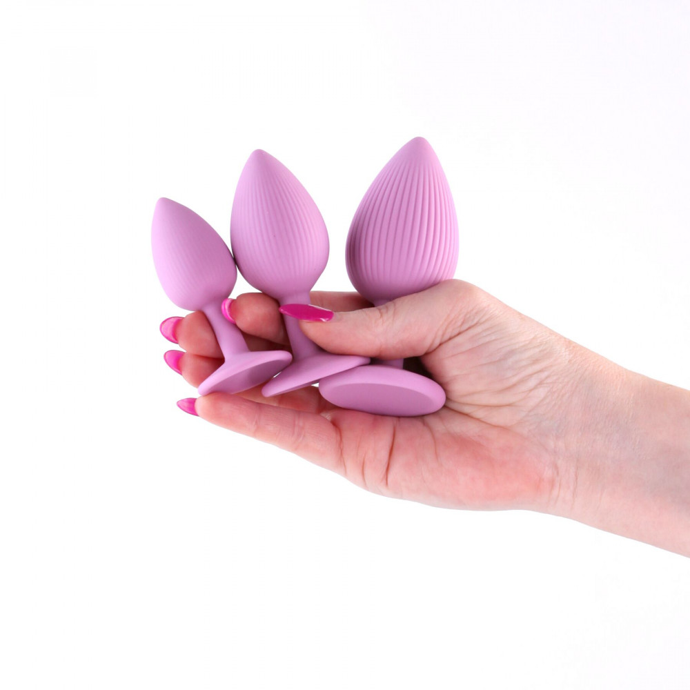 Анальні іграшки - Набір анальних пробок NS Novelties INYA - Triple Ace Kit - Blush 1