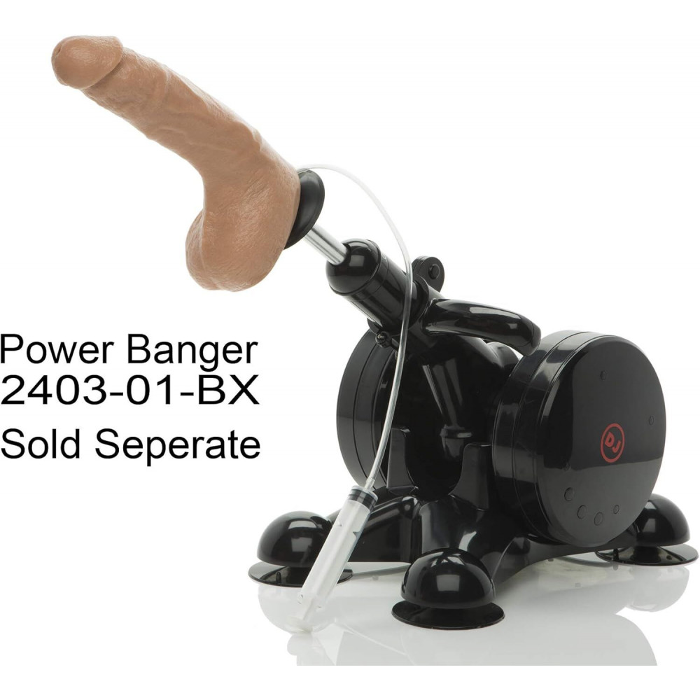 Фалоімітатор - Фалоімітатор, що кінчає Doc Johnson The Realistic Cock ULTRASKYN - Squirting 9,5 Inch Vanilla 4