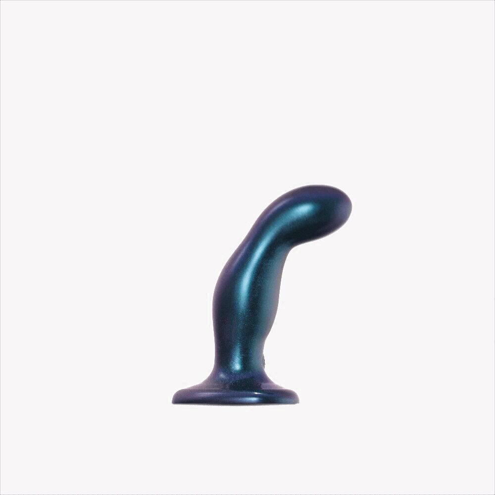 Фаллоимитаторы - Дилдо с вибрацией Strap-On-Me FINGERING & VIBRATING DILDO - M - BLUE, с манящим движением
